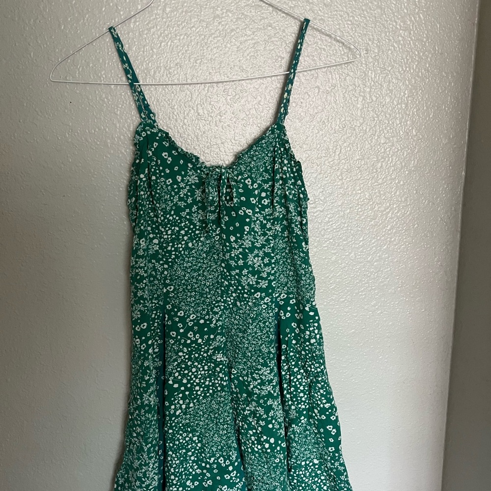 Wild Fable Green Floral Mini Dress